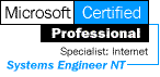 Microsoft certified Systems Engineer (MCSE), Microsoft certified Professional (MCP)+Internet